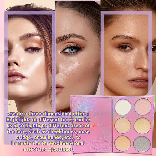 ONEYIOO 5-in-1 Complete Makeup Palette – All-in-One Blush, Highlighter, Lipsticks ,Contour & Eyeshadow Kit