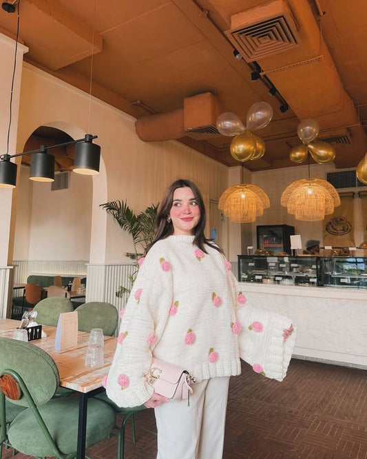 Crochet Hand-Made Winter Cardigan – Warm, Cozy & Stylish Knitwear