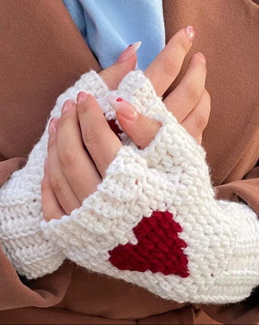 Classic Handmade Crochet Gloves – Comfortable & Chic